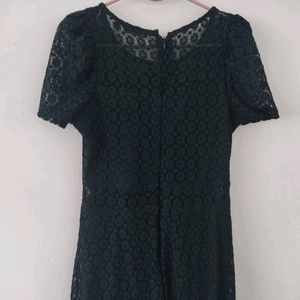 Net Green Dress