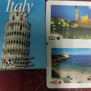 Pack Of 4 Italy Playing Cards