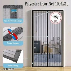 Polyster Mosquito Door Net With Magnet