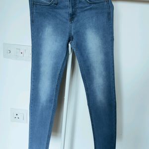 Roadster High-waisted Blue Skinny Jeans