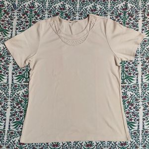 Beige Casualwear Top