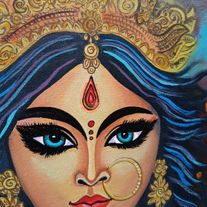 Durga Ma Canvas Painting