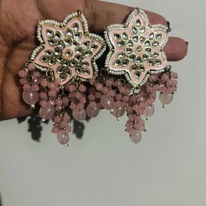 Elegant Pink Earrings