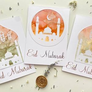 EID MUBARAK, Exclusive Handmade cards .