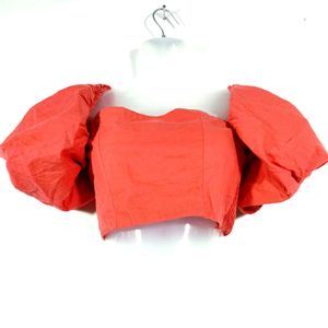 Dark Coral Pink Square Neck Crop Top (Women)