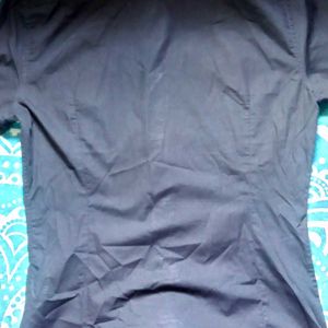 H&M Black Colour Easy Iron Shirt  Small Size