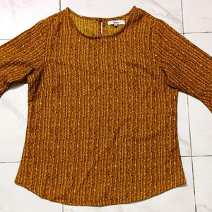 Mustard Yellow Coloured Top