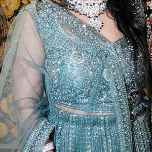 Green Lehenga