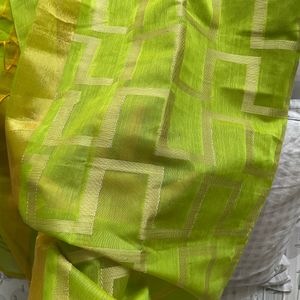 Parrot Green Dupatta