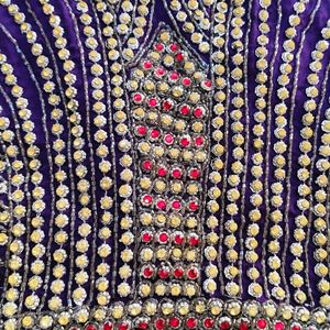 Heavy Purple Suit Fabric