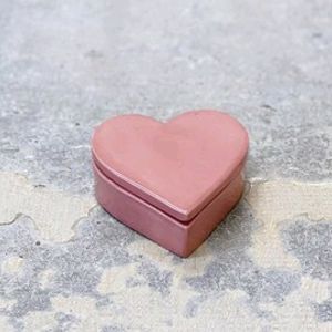 Pink Heart Jwellery Box