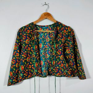 Multi Colour Printed Overcoat (Women's)