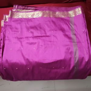 Beautiful Silk Pink Saree on Sale!