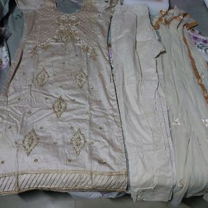 Zari Work Pakistani Suit