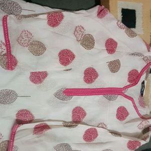 Pink Zudio Kurti