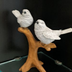 Sparrow Set On Tree
