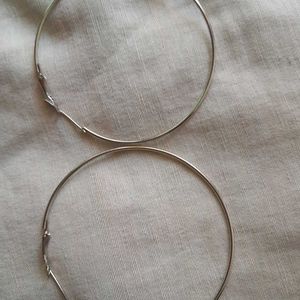 Silver Hoop Earrings