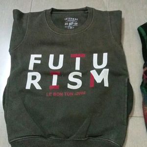 Boys Full Woolen Tshirt 2 Pcs