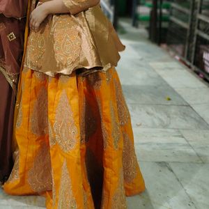 Banasari Lengha Frock With Duptta