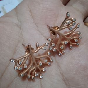 Malabar Rose Gold SP925 Silver Earrings/Studs