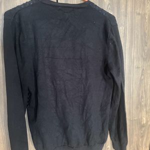 Beautiful Black  Wool Sweater For Female