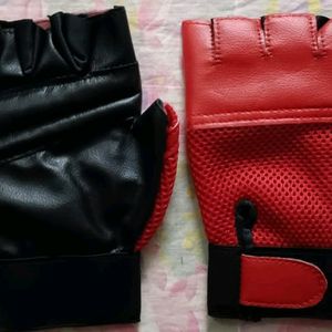 Half Finger Gym Gloves Wrist Support 1pair Only