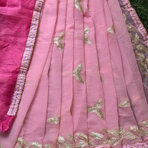 Jaipuri Gota Patti Work Saree New Branded