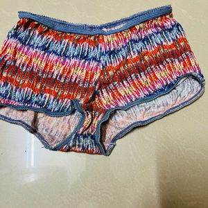 Women Boyshort Multi Coloured Panty