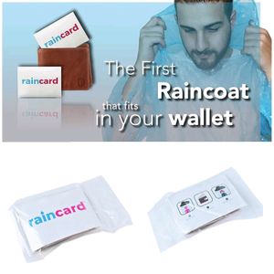 Unused Disposable Pocket Rain Coat For Men And Wom