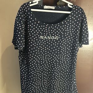 Mango Polka Dot T-shirt