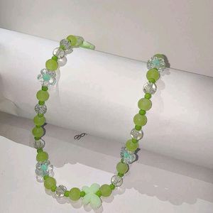 Green Bead Necklace