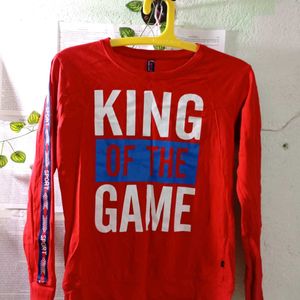 Red Full Sleeve T-shirt