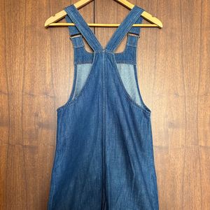 Denim Overall Mini Dress