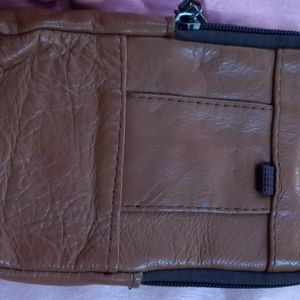 Leather Mobile Pouch For Men