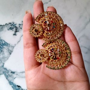 Traditional Golden Earrings