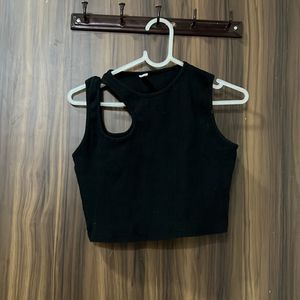 Black Crop Top