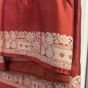 Red Saree Elegant Never Worn Even Once