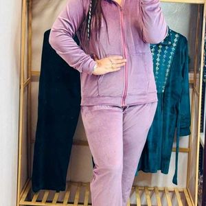 Smooth VELVET Track Suit