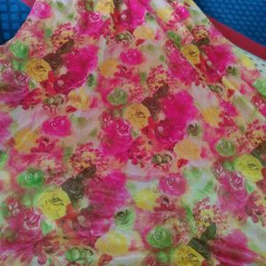 Rose Pink Ethnic Skirt