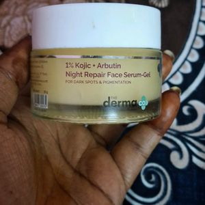 1% Kojic + Arbutin Night Repair Face Serum-Gel