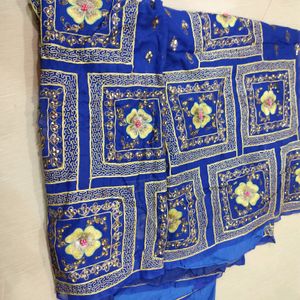 Embroidery Saree - Party Wear