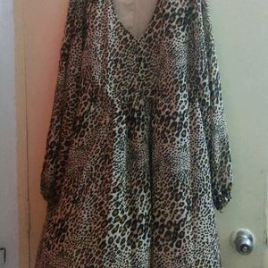 cheetah print beautiful dress