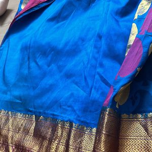 South Pattu Saree No Blouse