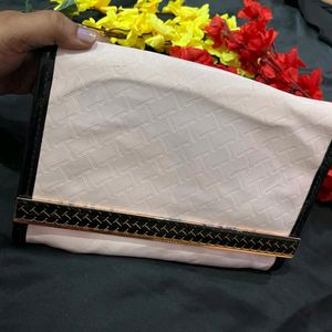 Ted Baker light peach clutch