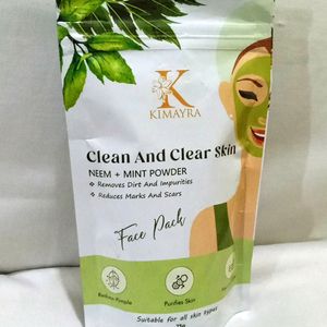 Neem + Mint Powder Clean & Clear Skin Face Pack