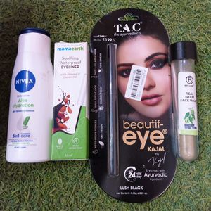 30off Mamaearth Eyeliner, Body Lotion, Kajal