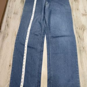 Sc3988 Khaki Blue Jeans Waist 34