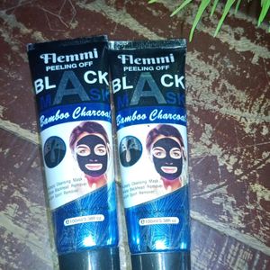Flemmi Peeling Off Black Mask Bamboo Charcoal
