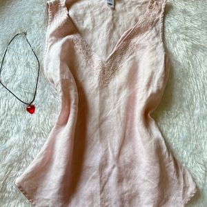 H&M Peach Kurti Top ( V Pretty Irl)