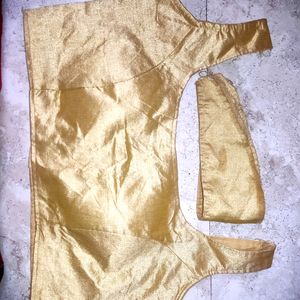 Golden Blouse With Sleeves